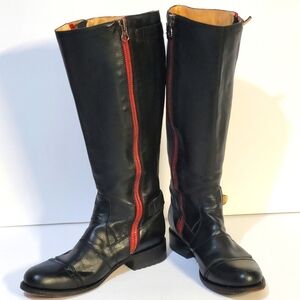Sendra Black Leather Boots
